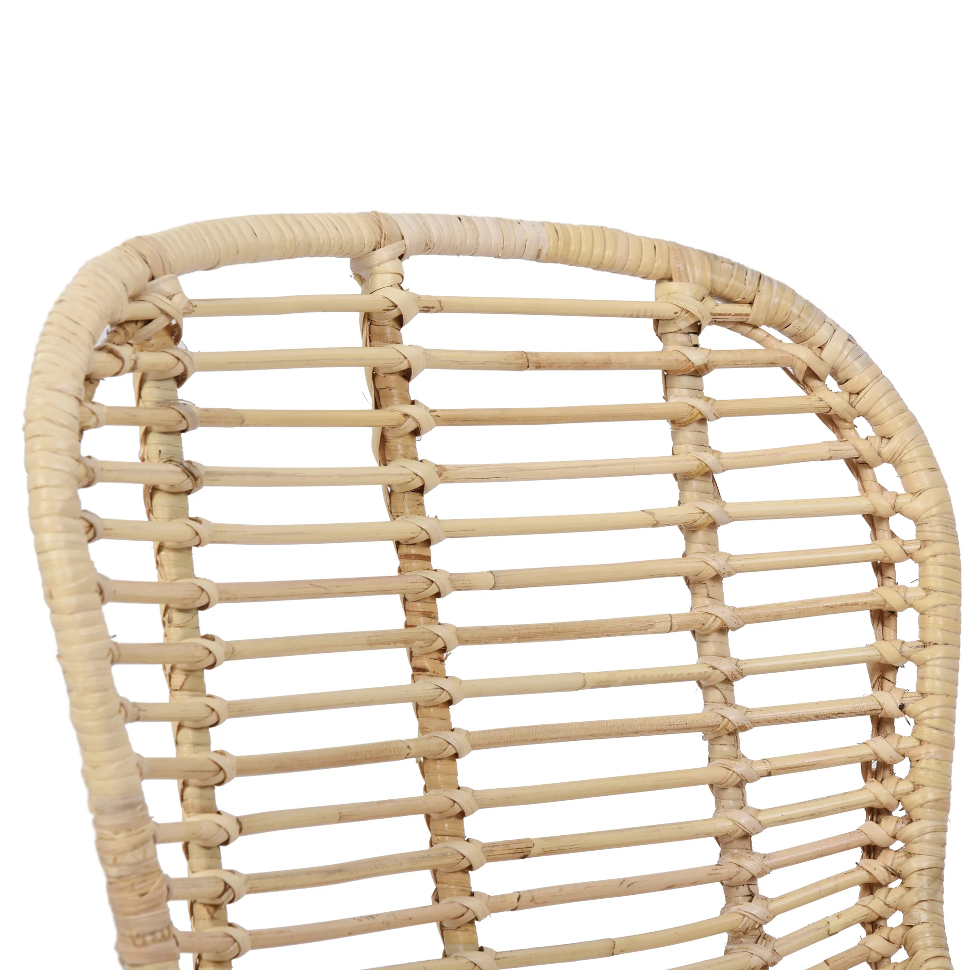 BORONG - Lot de 2 chaises de salle à manger design boheme en rotin naturel - Image 9