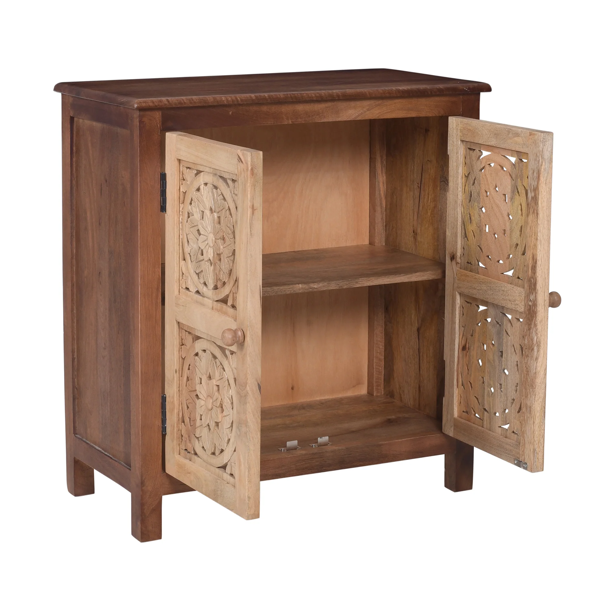 CHENNAI - Buffet meuble de rangement en bois de manguier foncé - Image 6