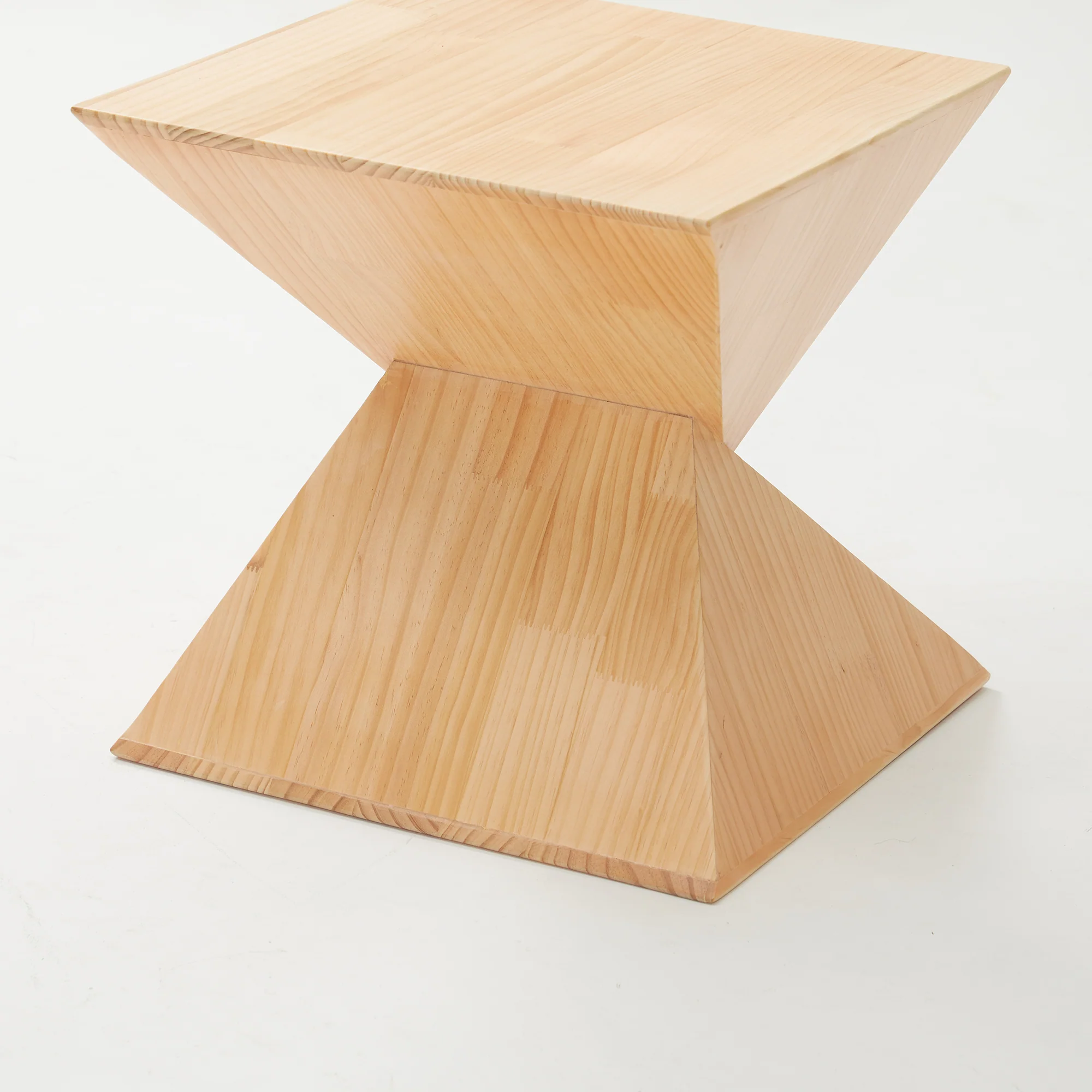 EMDEN - Table d'appoint en bois de pin massif naturel - Image 8