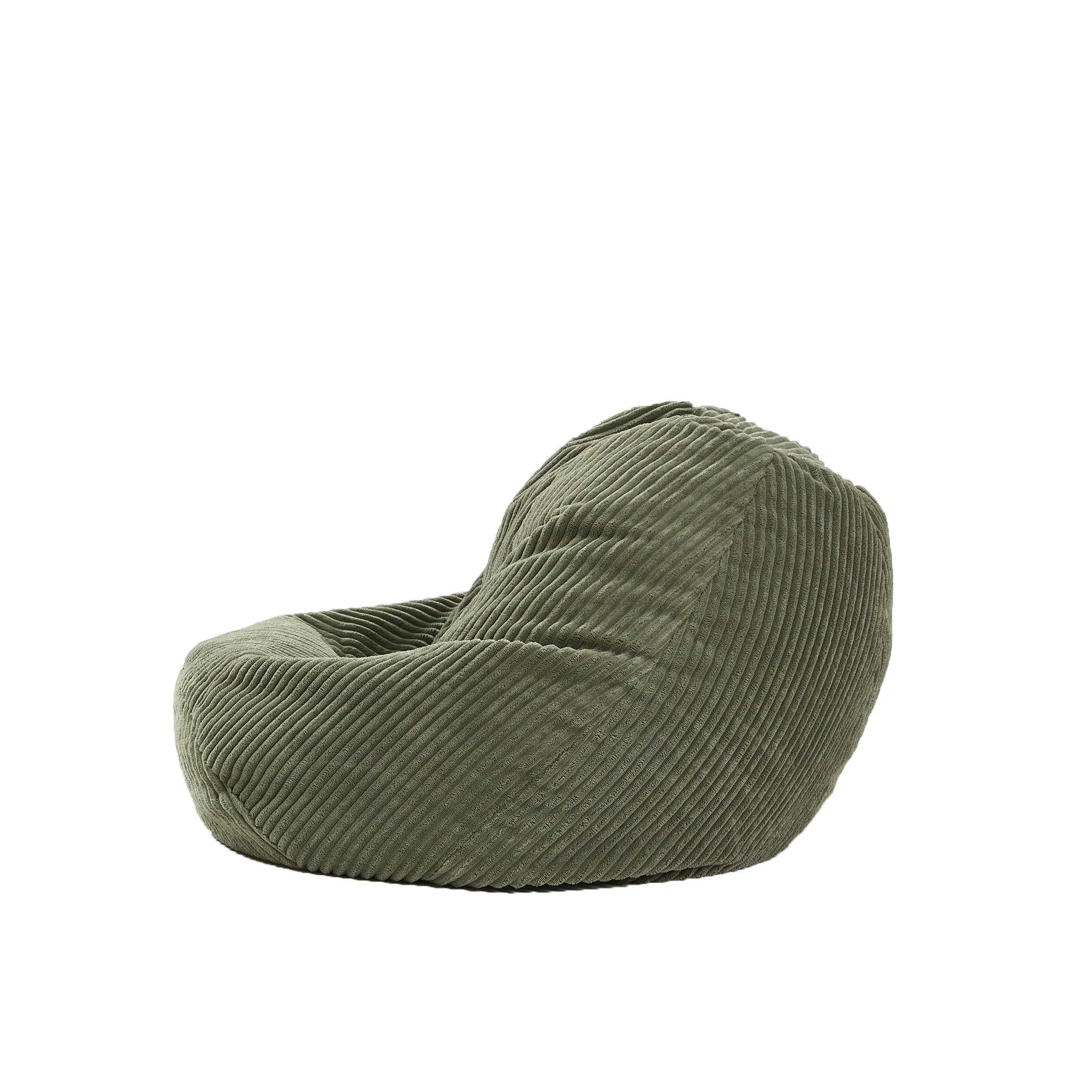 FLOBY - Pouf en velours côtelé vert - Image 7