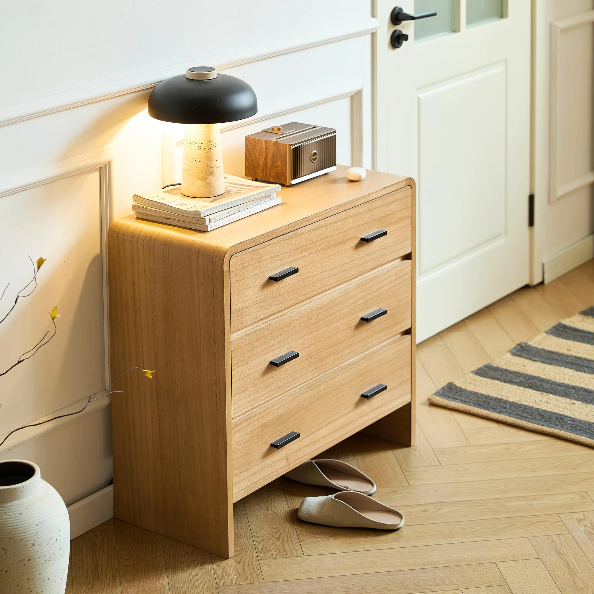GETINGE - Commode en bois 3 tiroirs - Image 3