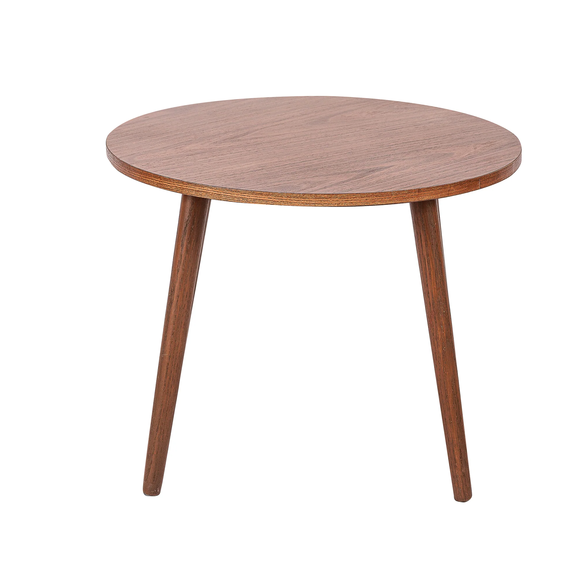 GINZA - Table d'appoint en bois massif finition noyer - Image 5