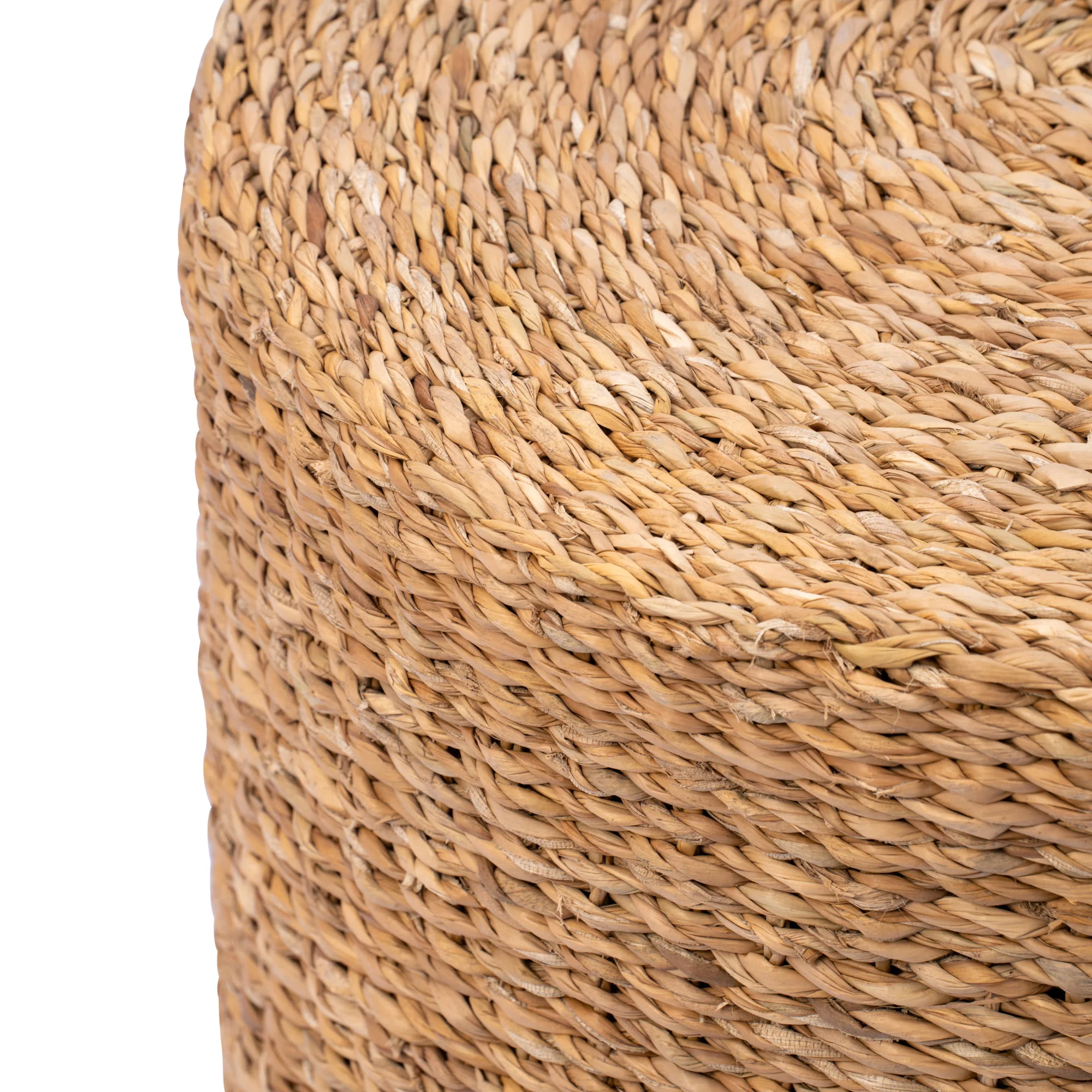 HARALD - Pouf bout de canapé en jute naturelle avec rangement - Image 5