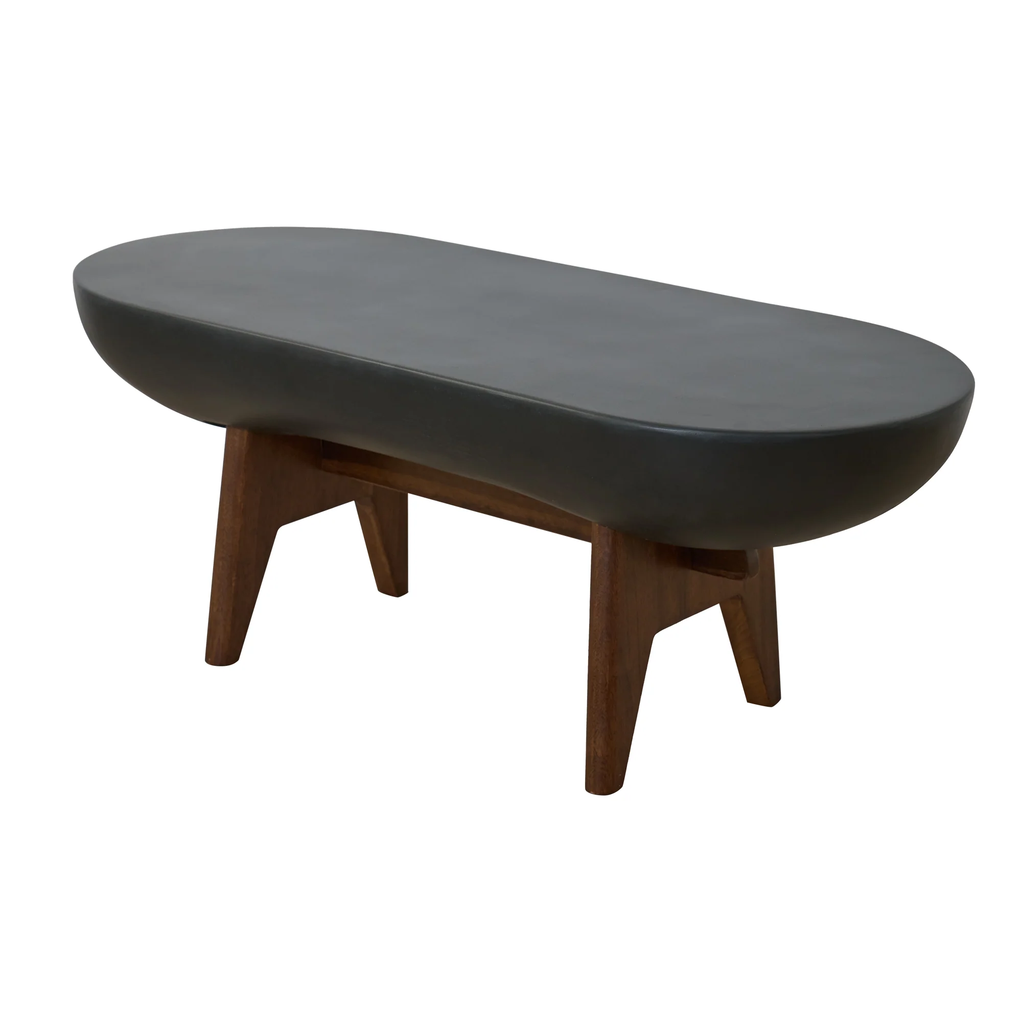 IRUNA - Table basse indoor outdoor en magnésite noir - Image 8