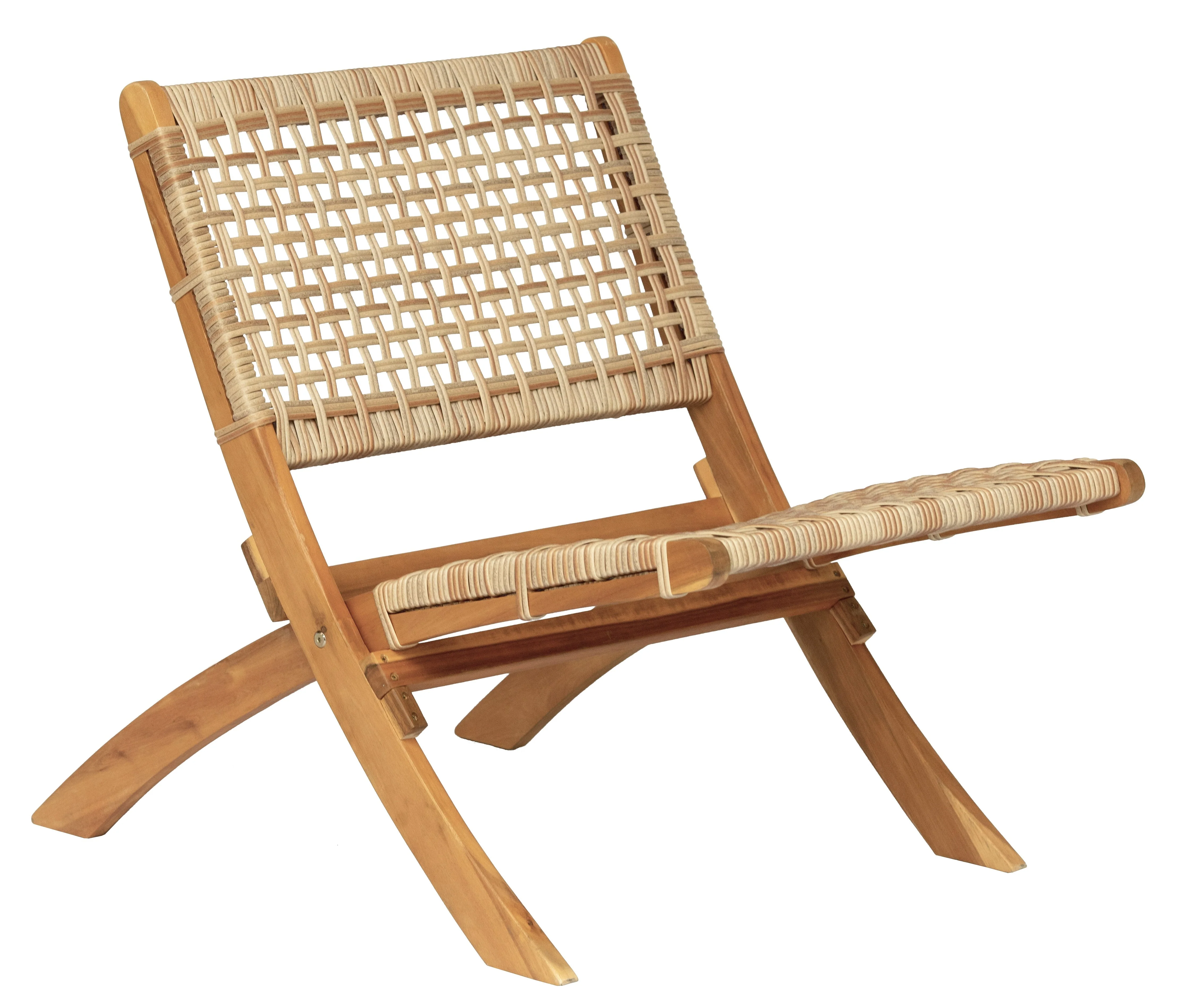 JANEIRO - Fauteuil en acacia massif et corde - Image 10