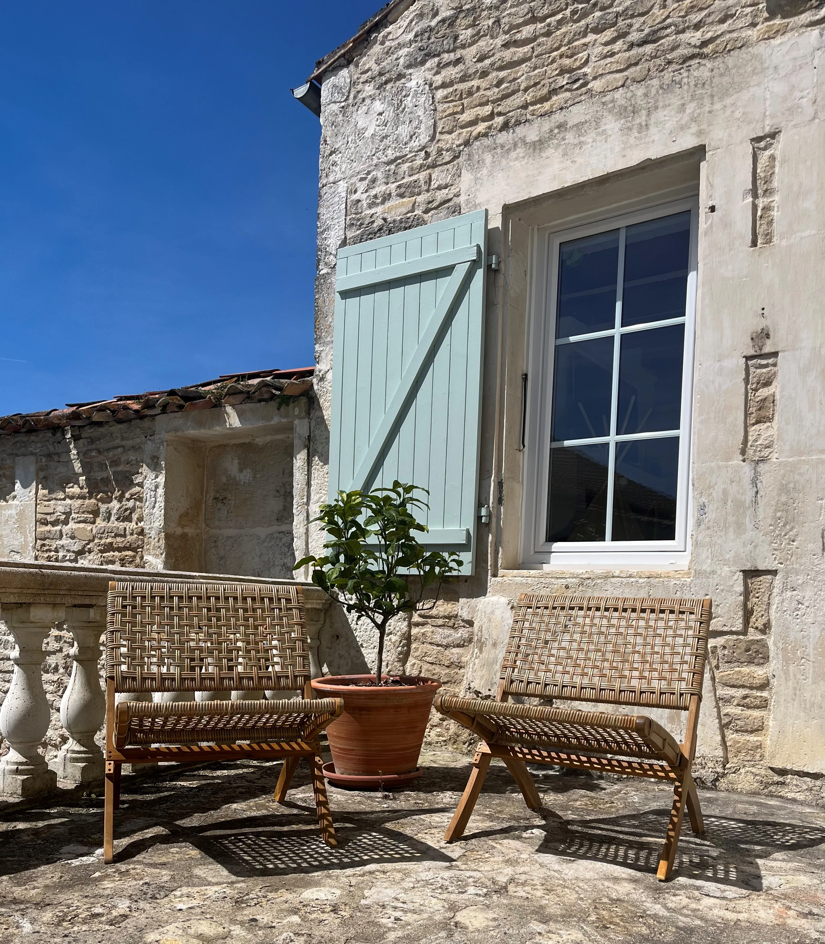 JANEIRO - Fauteuil en acacia massif et corde - Image 8