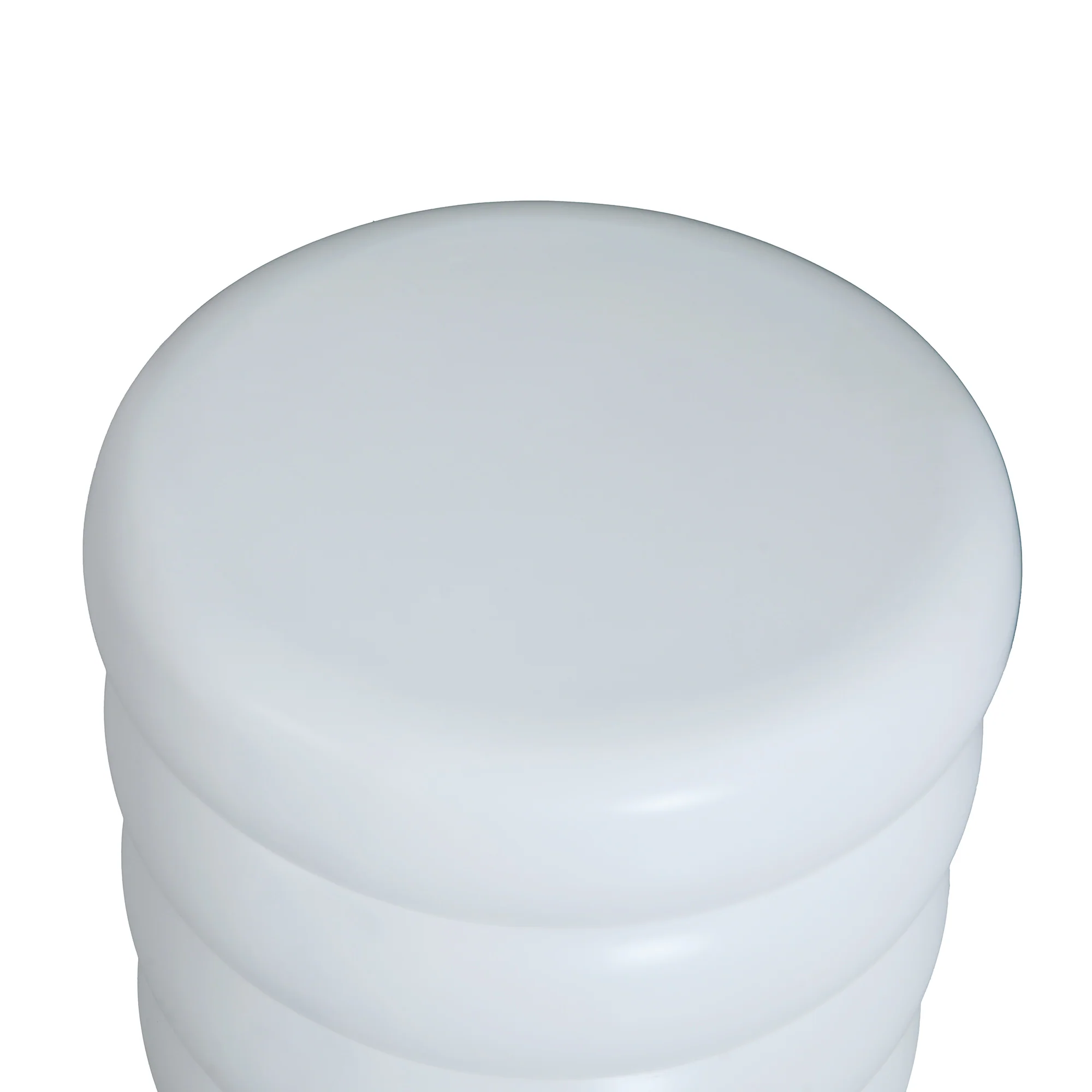 LOKKA - Table d'appoint bout de canapé intérieur extérieur en magnesite blanc - Image 9