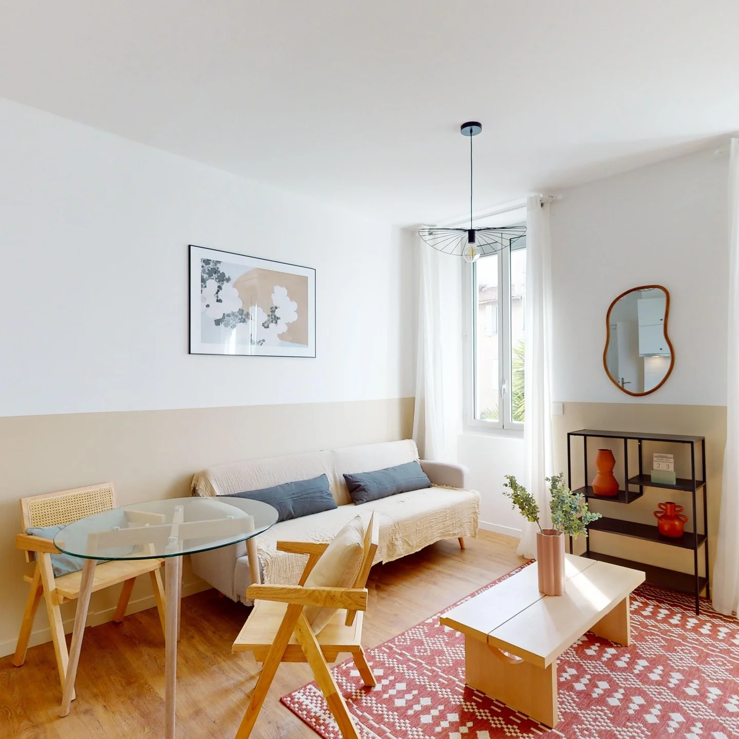 MADEIRA - Fauteuil de table en bois et cannage naturel - Image 8