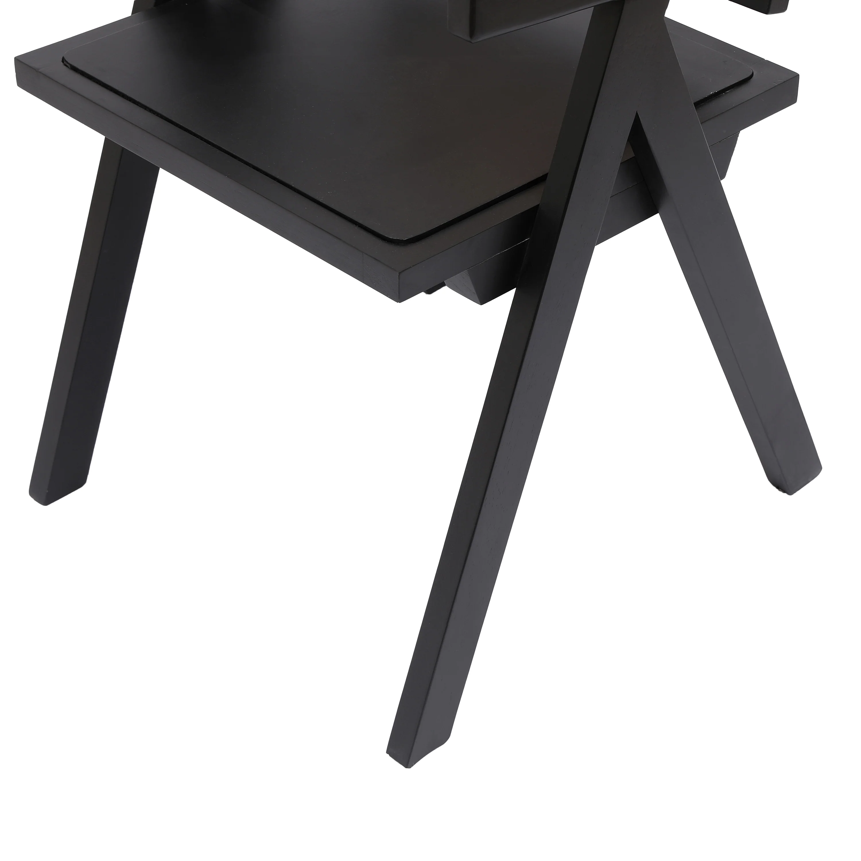 MADEIRA - Fauteuil de table en bois et cannage noir - Image 7
