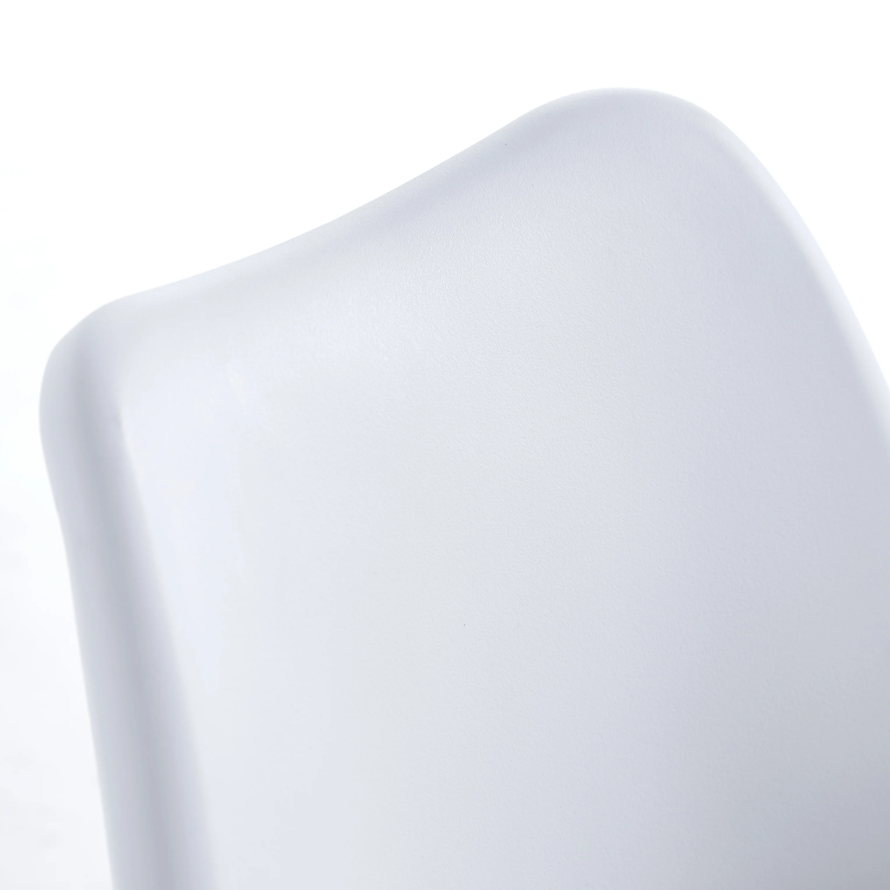 ESBJERG - Chaise de bureau en polypropylene et simili blanc - Image 7