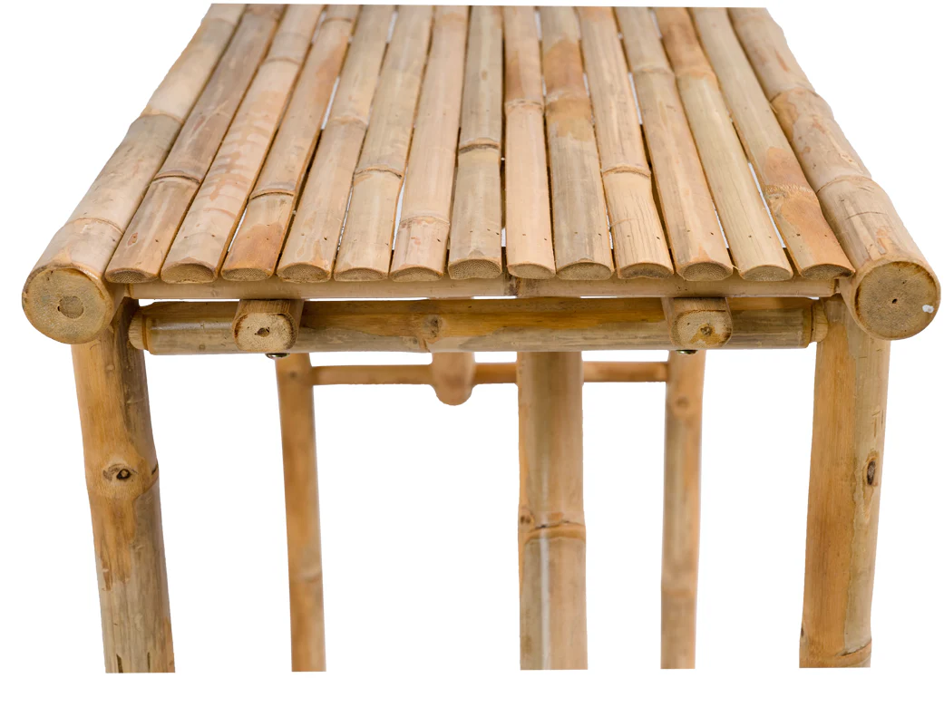 PATTANI - Console en bois de bambou massif coloris naturel - Image 4