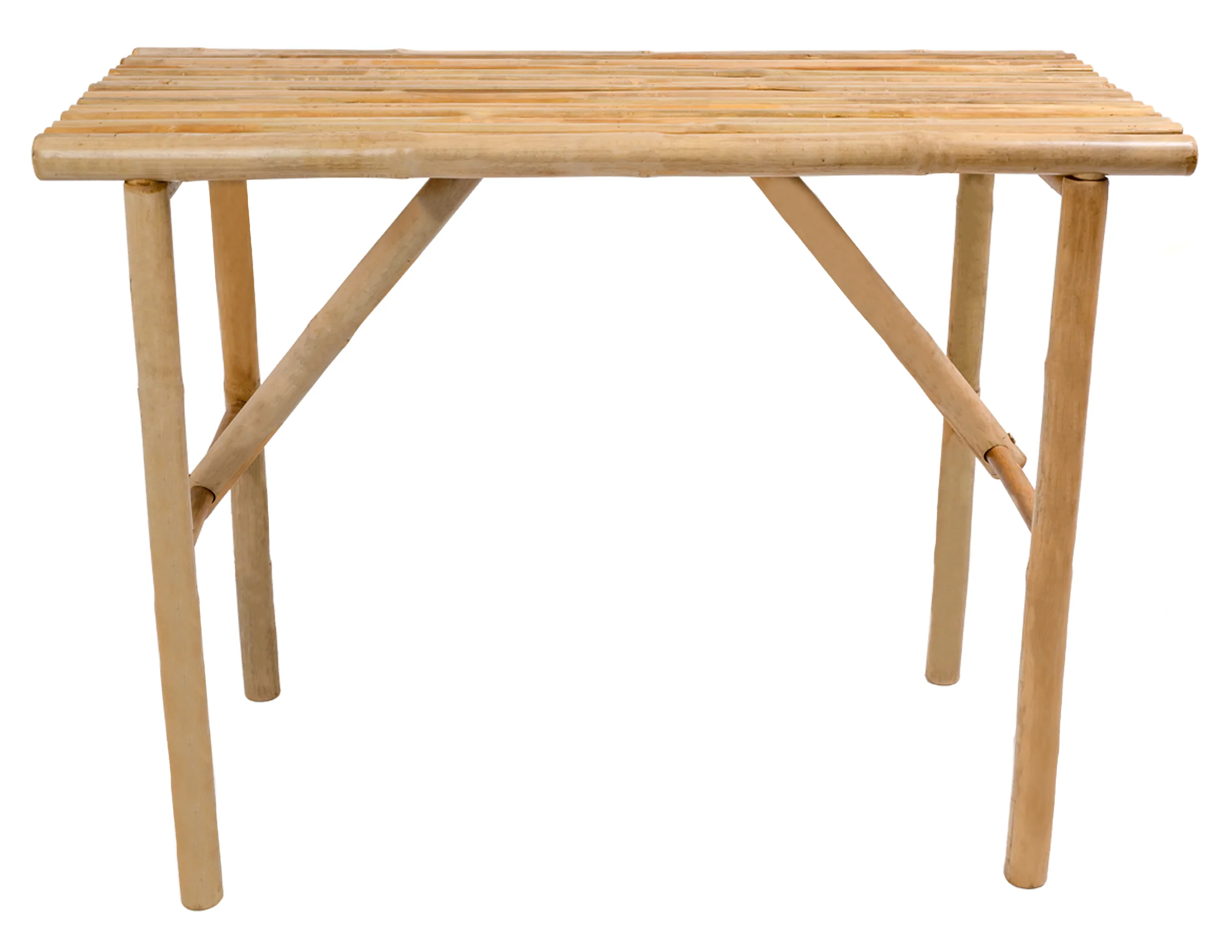 PATTANI - Console en bois de bambou massif coloris naturel - Image 6