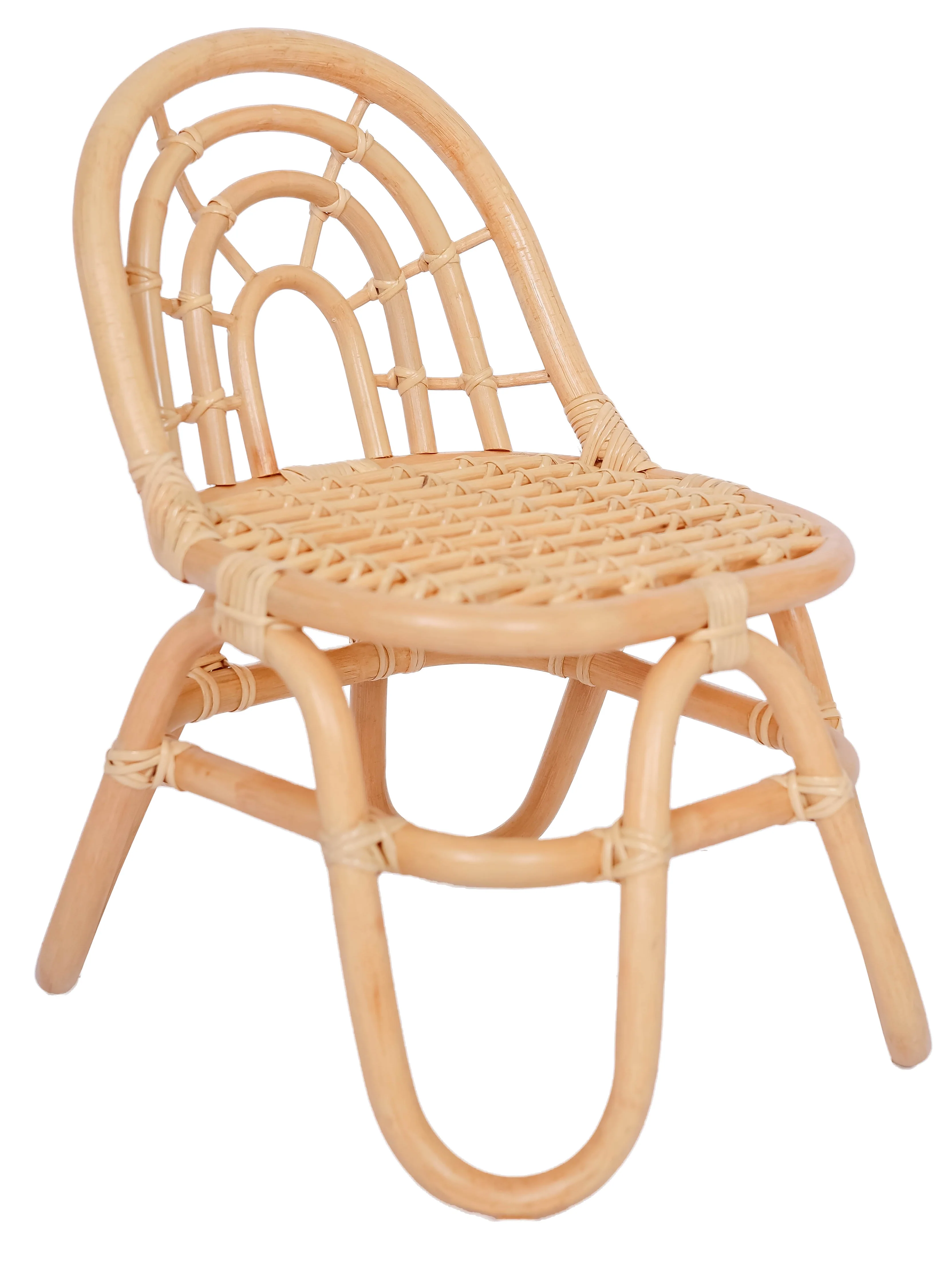 PULAU - Lot de 2 chaises pour enfants en rotin naturel - Image 4