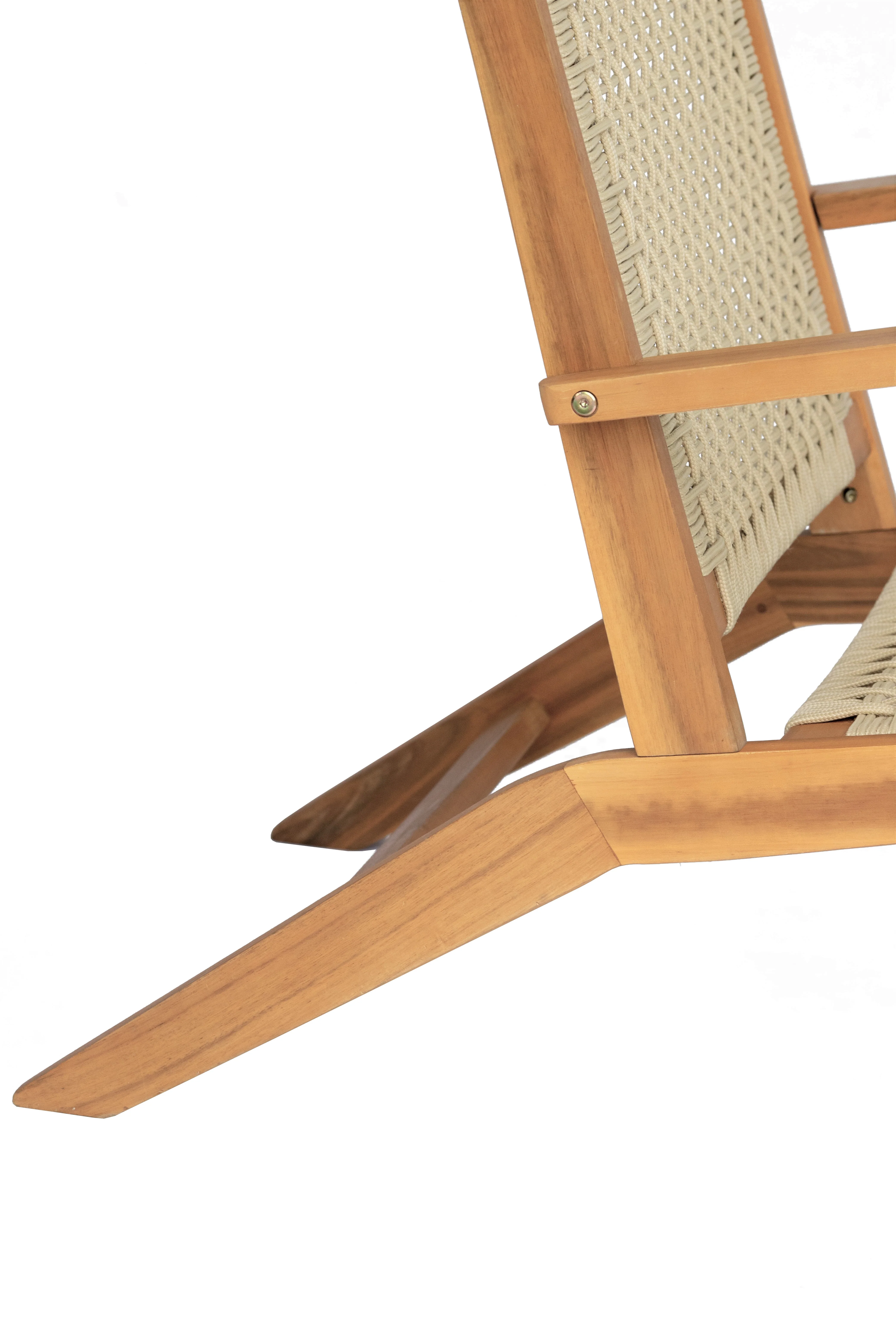 SALVADOR - Fauteuil de jardin en acacia massif et corde - Image 3