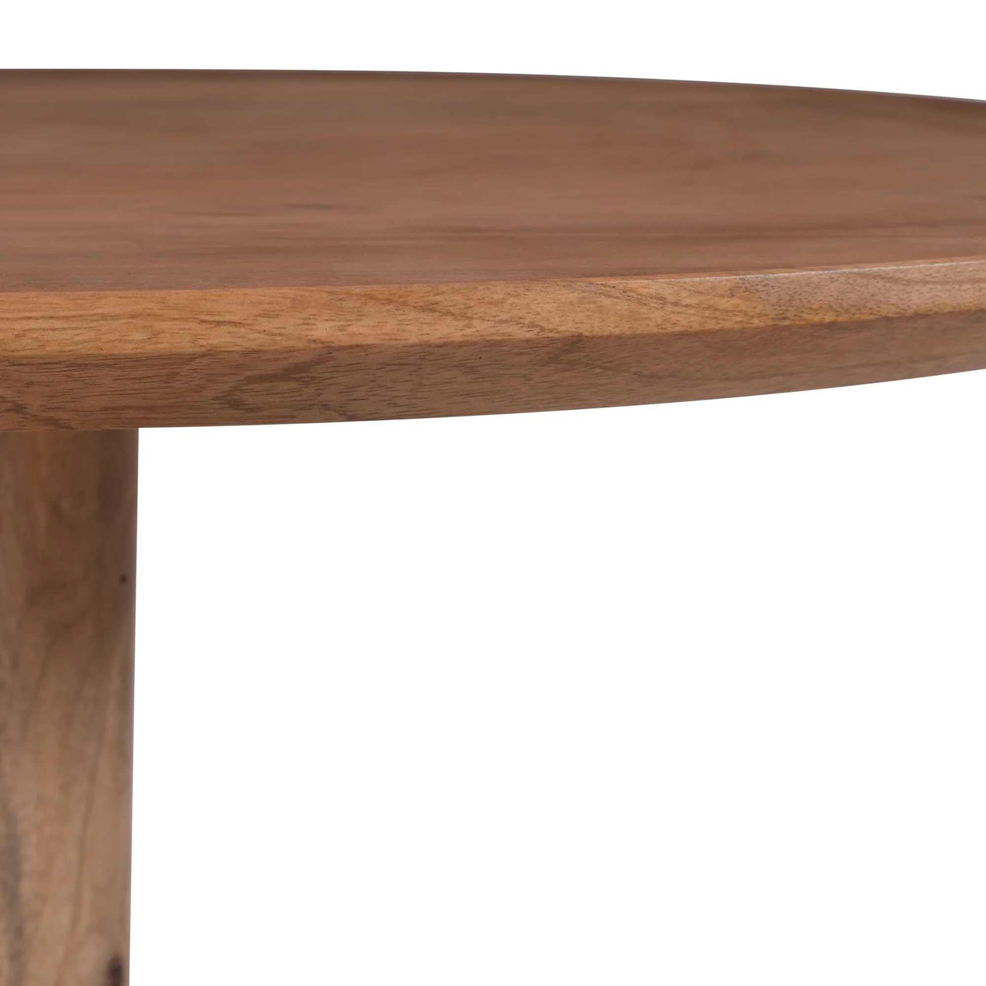 SIKAR - Table basse ronde en bois massif de manguier - Image 5