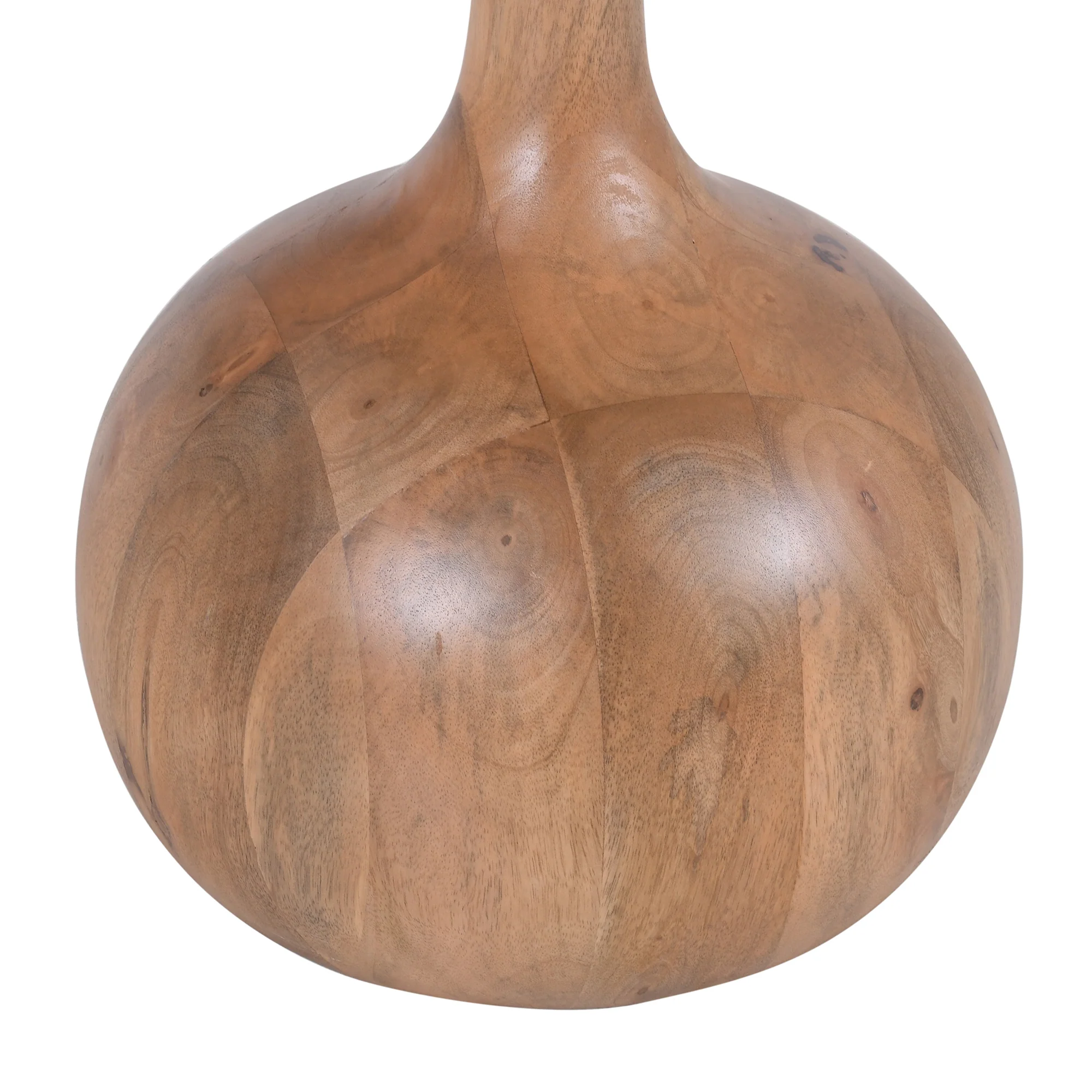 SIKAR - Table basse ronde en bois massif de manguier - Image 6