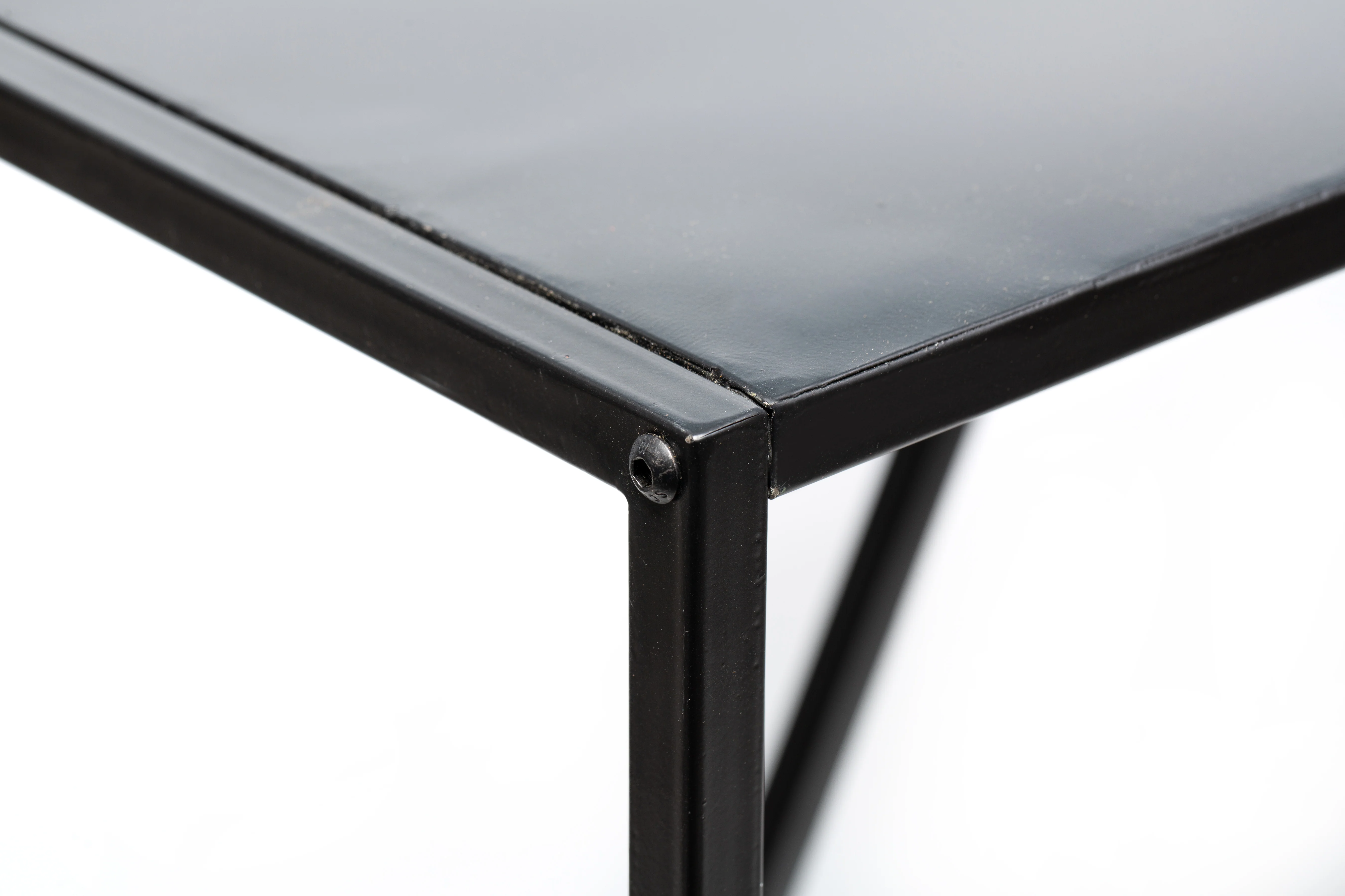 SOLNA - Console style industriel en métal noir - Image 8