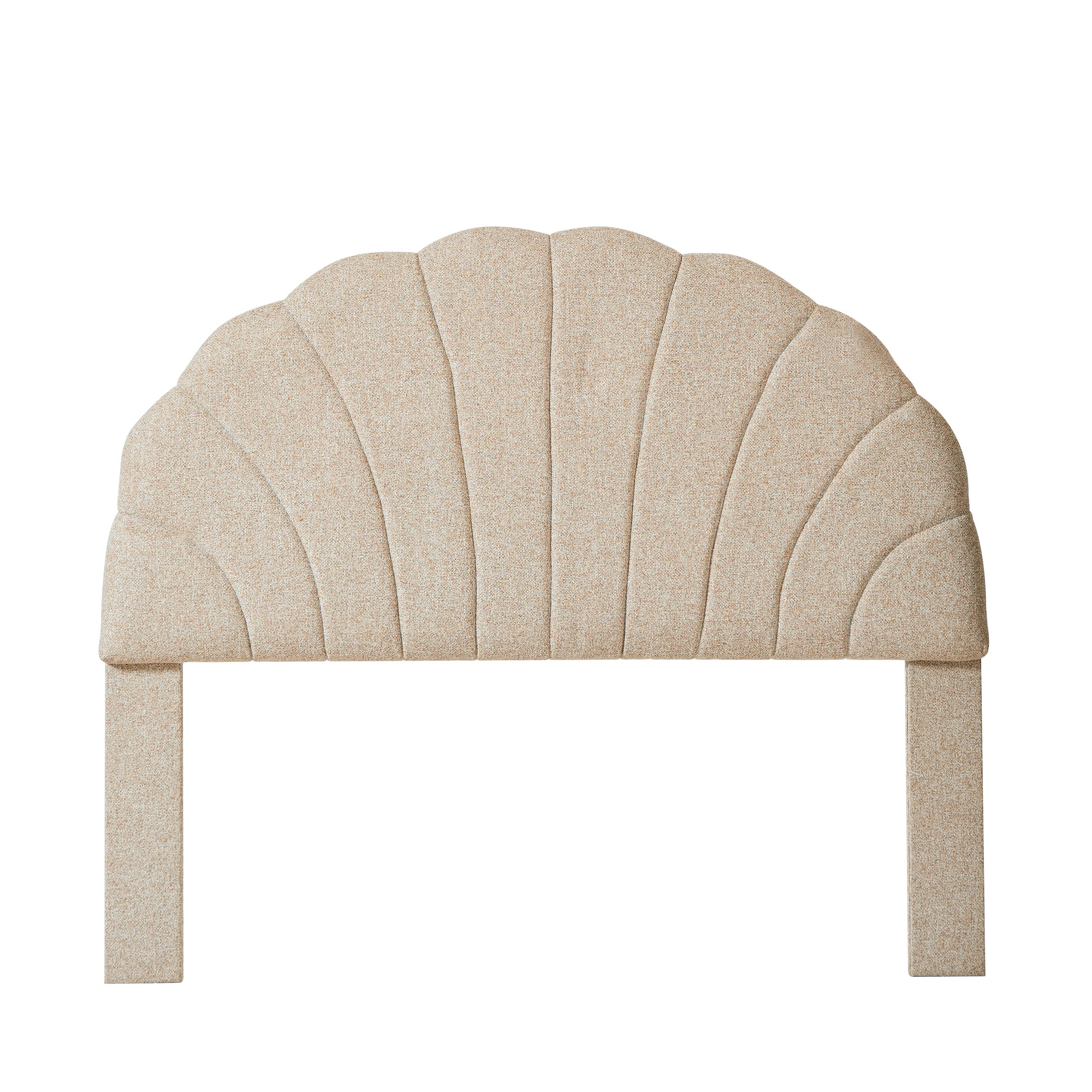 SUND - Tête de lit 140 en tissu beige - Image 9