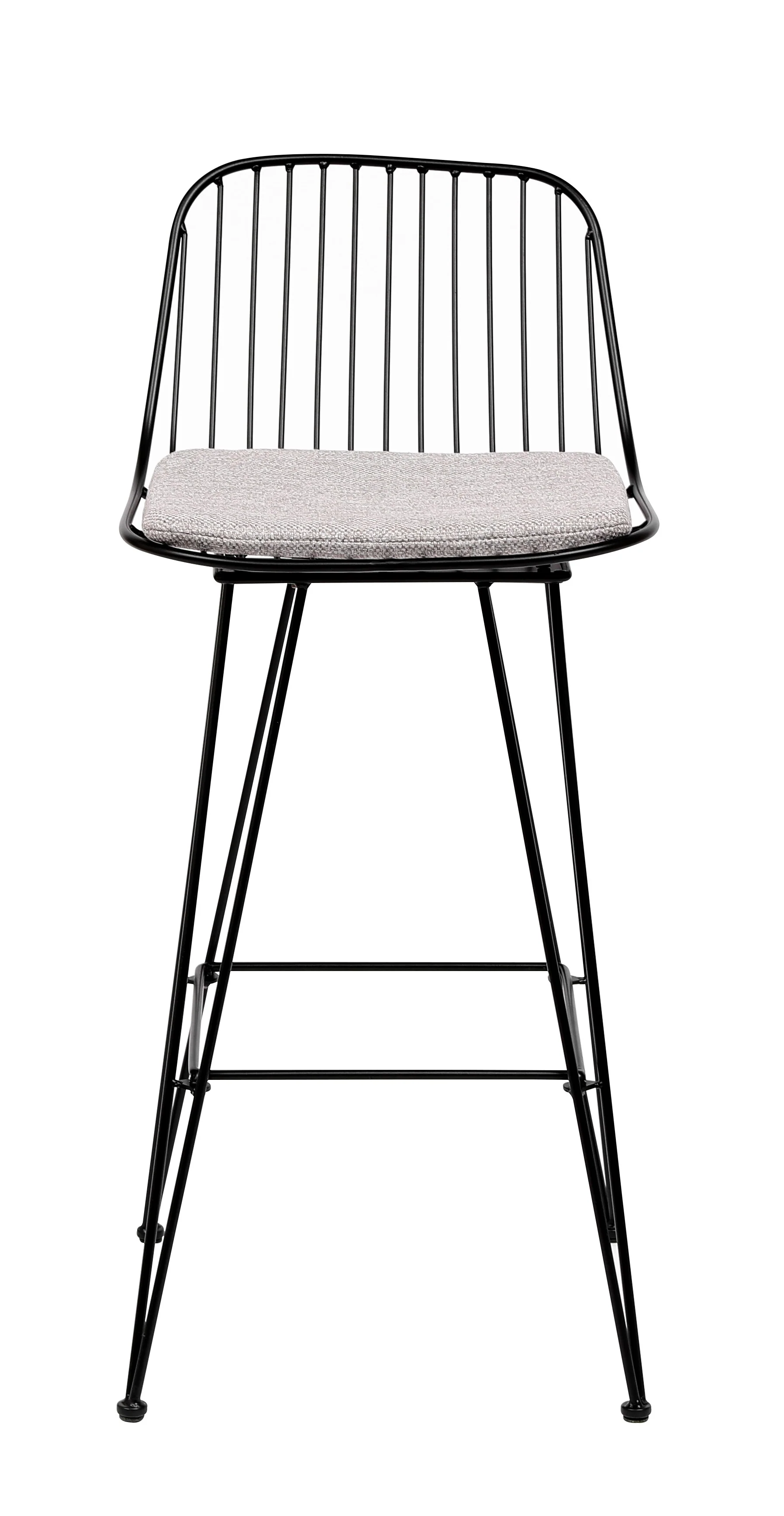 CHESTER - Lot de 2 tabourets de bar en métal style industriel noir - Image 6