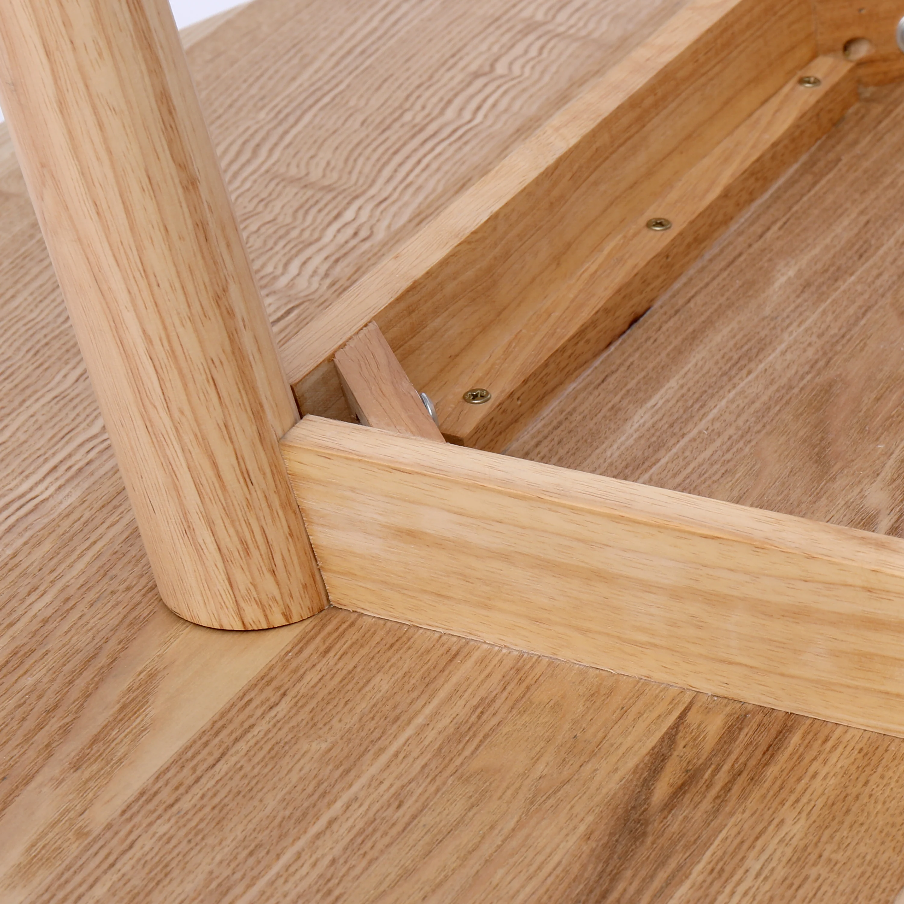 TRADITION - Table a manger ronde 4 personnes en pin massif D90 coloris naturel - Image 9